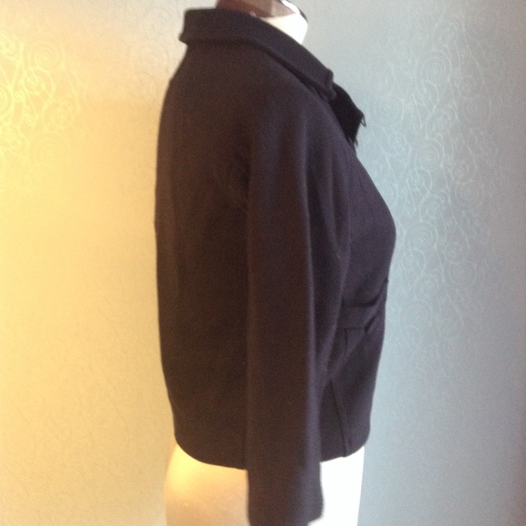 BAILEY 44 soft black ponte knit jacket peacoat XS - Picture 3 of 6